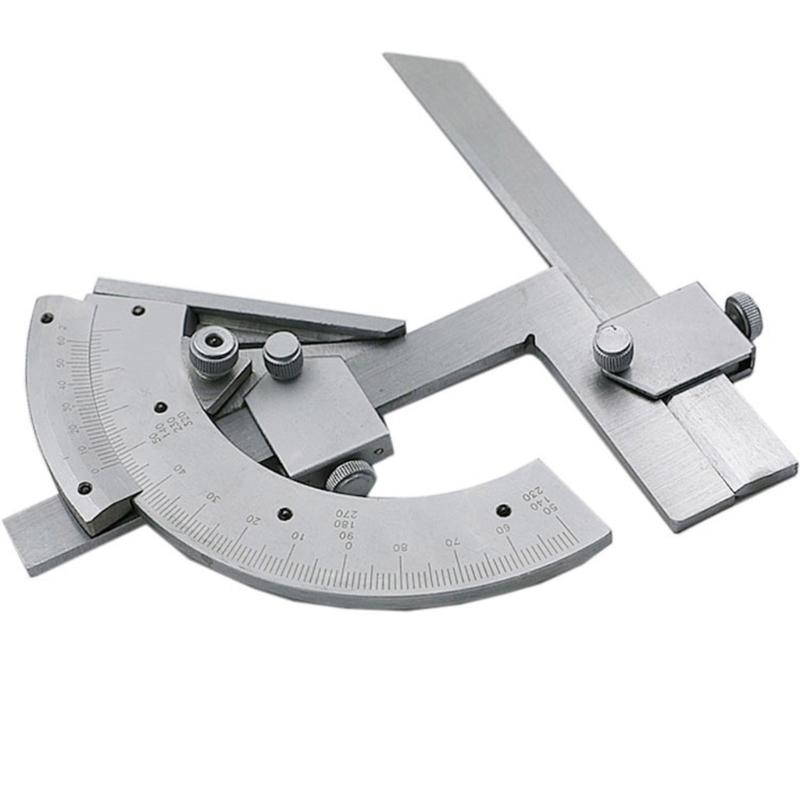 0-320° Angles Measuring Rulers Precisions Angles Finder Vernier Bevel Protractor Measurement Instrument for Construction