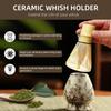 6pcs/Set Japanese Matcha Tea Set iced matcha Kit Bamboo Whisk Teaspoon Tea Sets Matcha Bowl Matcha Whisk Holder Tea-Making Tools