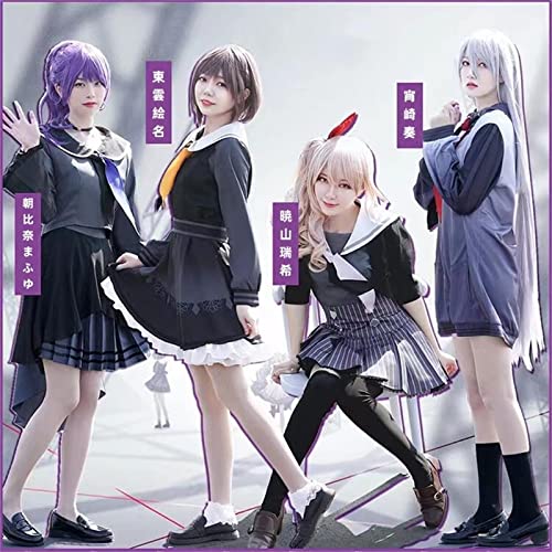 [XSLSLCOS] Mizuki Akiyama Cosplay Costume Wig, Perfect for Everyday Wear, Casual Outfits, Stage Performances, Anime, Festivals, Halloween, Christmas,