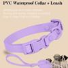 Adjustable Waterproof Dog Collar Elastic Webbing Safety Buckle Chain Fashion Pet Collar  Walking