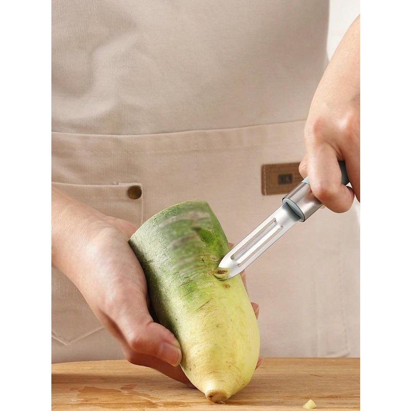 Stainless Steel Fruit and Vegetable Peeler, Potato Peeler, Potato Peeler, Multifunctional Melon Slicer