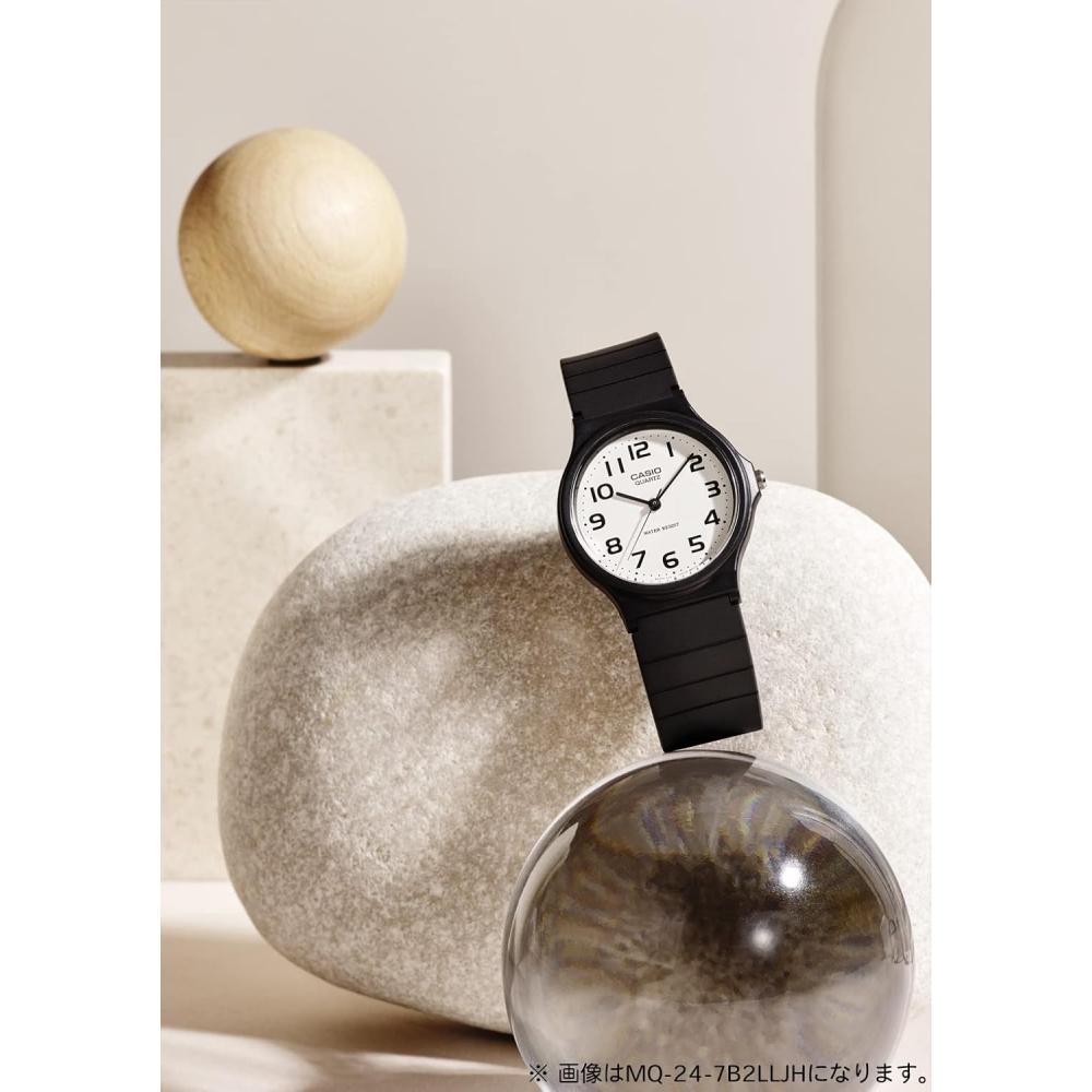 CaSio [CaSio] Watch CaSio Collection [domeStic Genuine] Mq 24 7blljh Men S Black Black White  Small letterS 
