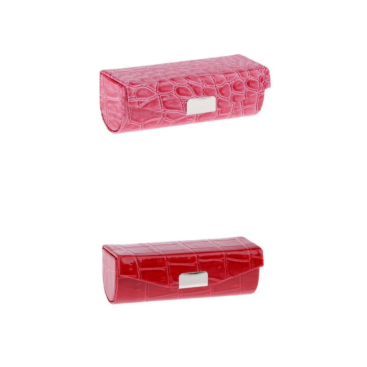 

2Pcs Women s Ladies Lipstick Case with Mirror Rectangle for Purse Boxes