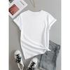 Graphic Print T-shirt, Short Sleeve Crew Neck Casual Top for Summer & Spring, Women's Clothing
