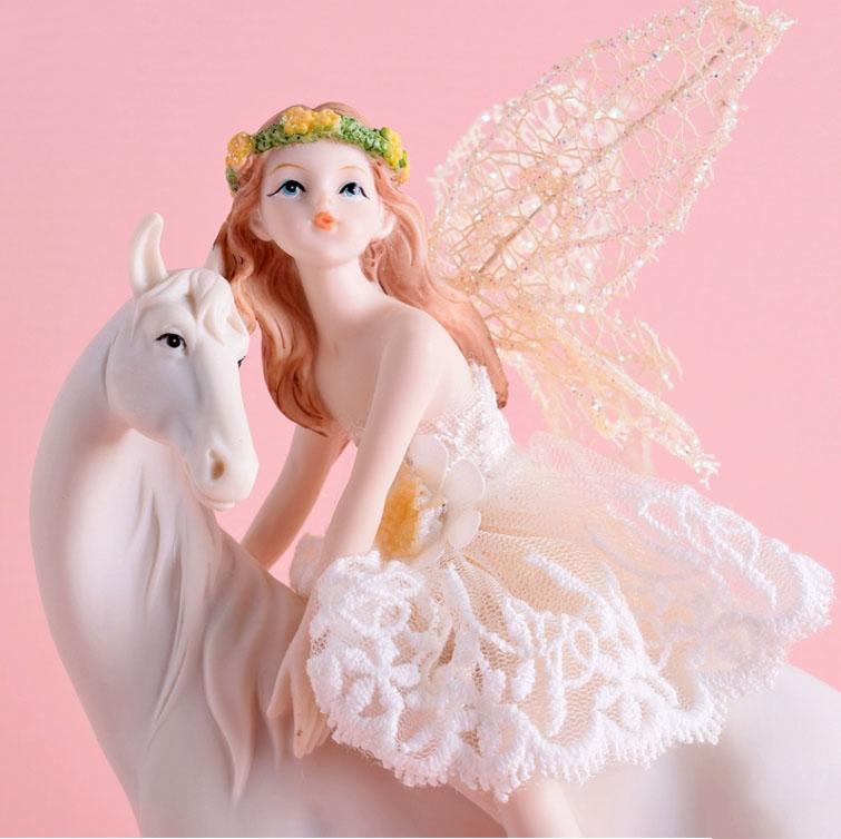 Evropské pryskyřičné ozdoby Anděl Květina Víla Domov Obývací pokoj Stůl Socha Řemesla Dětský pokoj Figurky Dekorace Narozeninové dárky