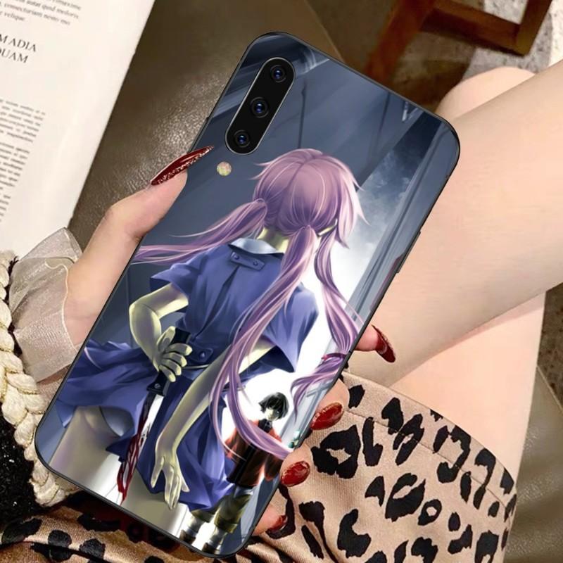 Future Diary Mirai Nikki Handyhülle für Samsung A91 A81 A73 A72 A71 A30S A20 A12 A13 A52 A53 4G 5G Weiche schwarze Handyhülle