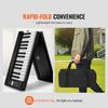 SucceBuy 61 or 88 Key Folding Keyboard Piano Bluetooth & MIDI  Electronic Digital Foldable Piano Rechargeable for Beginners Use