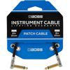 BOSS BPC-4 10cm LL Plug 24K Gold Plated Plug Space Saving Boss Patch Cable