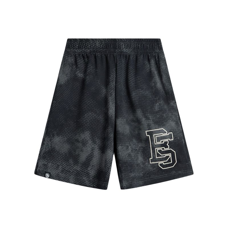 Li-Ning Anti-Five Series All-Over Print Letter Soft Simple Versatile Five-Point Sports Men sportswear AYKV309-4 M