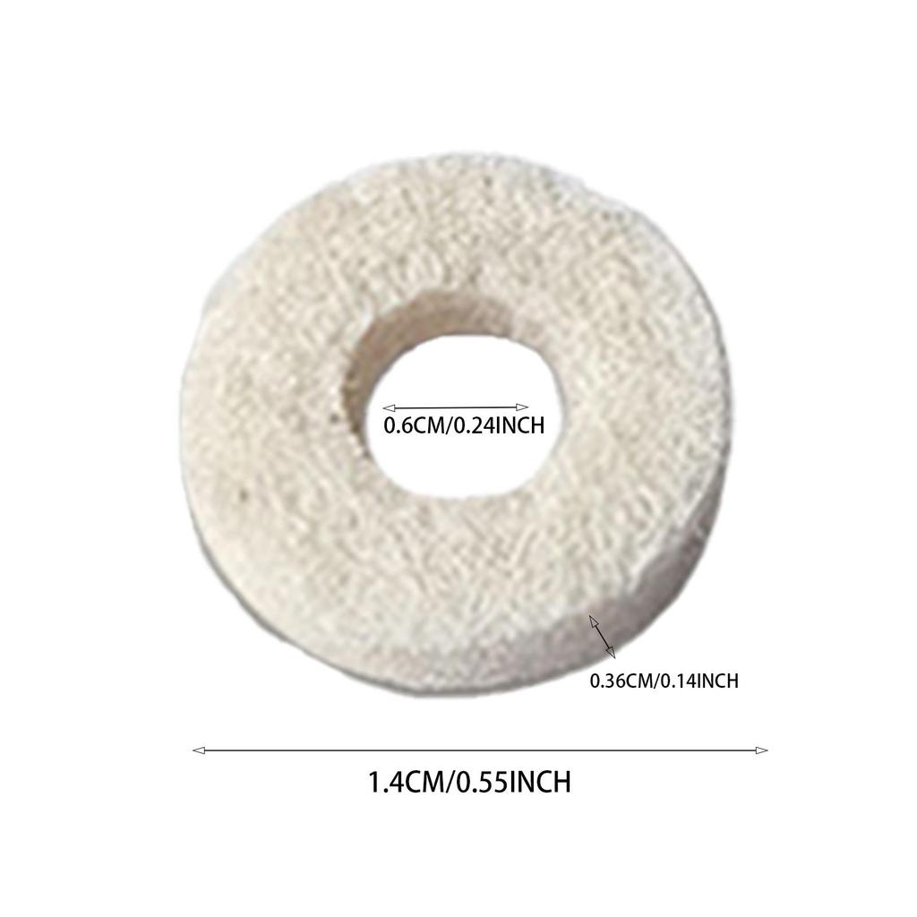 10Pcs Felt Washers Replacement Accessories Repair Tool Sturdy Musical Parts Felt Pads Musical Instruments Accessories Cushion