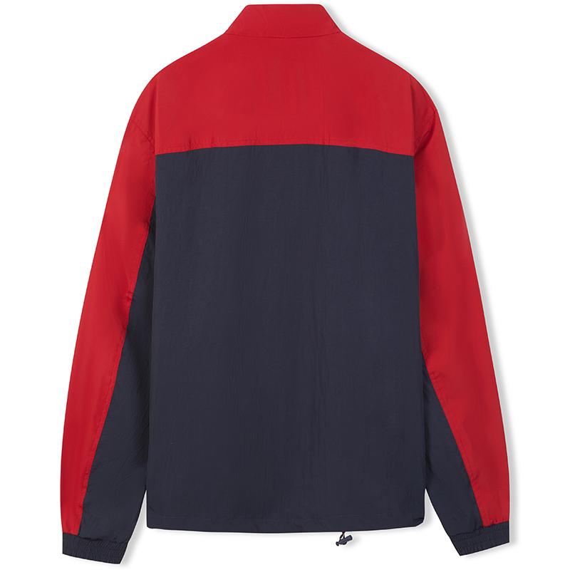 Tommy Hilfiger Waterproof Color Block Letter Stand Collar Fitted Outdoor Sports Jacket Men Jackets MW0MW31650