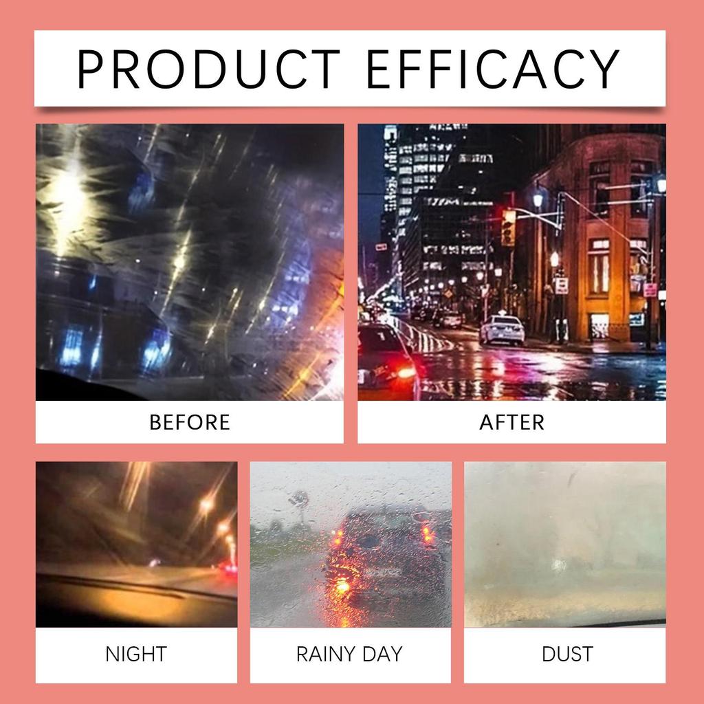 Rayhong Oil Film Cleaner 50ml Powerful degreasing without damaging glass Ensures clear visibility for safe driving