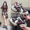 Fashion Designer Women's Sneakers 2024 Autumn New Trendy Contrasting Color Casual Student Shoes Fashion Versatile Lady Platform Shoes