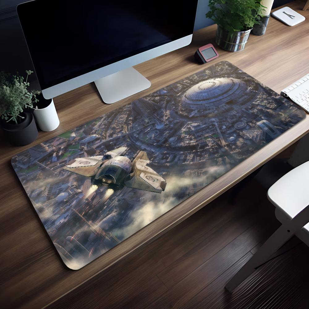 Mouse Pad Nonslip Lockedge Office Student STAR Gaming Thickened Movie Large WWARS Fiction Science Writing Cushion MousePad 400x800x2mm