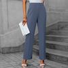 Women's Straight Pants Fashion Casual Pants Nine Point Harlan Pants