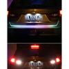 12V 120CM Auto Trunk Light LED Strip Running Brake Reverse Turn Signal Lamp 5050 RGB 72 SMD Waterproof Flowing Light Car Styling