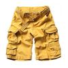 2026 New Fashion Military Cargo Shorts Men High Quality Cotton Casual Multi-pocket Men's Summer Shorts ( With Belt )