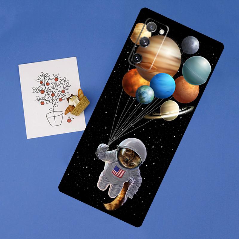 Cats In Space Phone Case For Samsung Galaxy S25 Ultra S9 S10 S20 S21 S22 Plus S23 FE S24 Ultra Back Cover