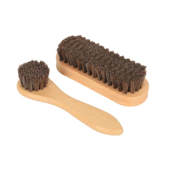 Shoe Brush Ergonomic Handle Shoe Cleaning Brushes Leather Shoe Maintenance