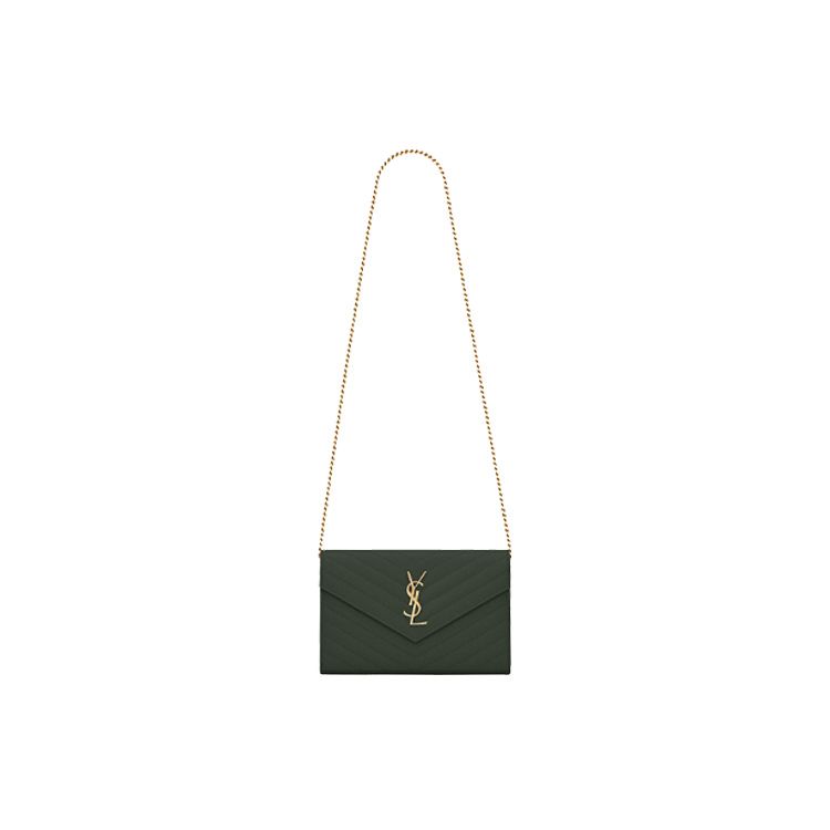 Saint Laurent Ysl Monogram Zelta Logotips