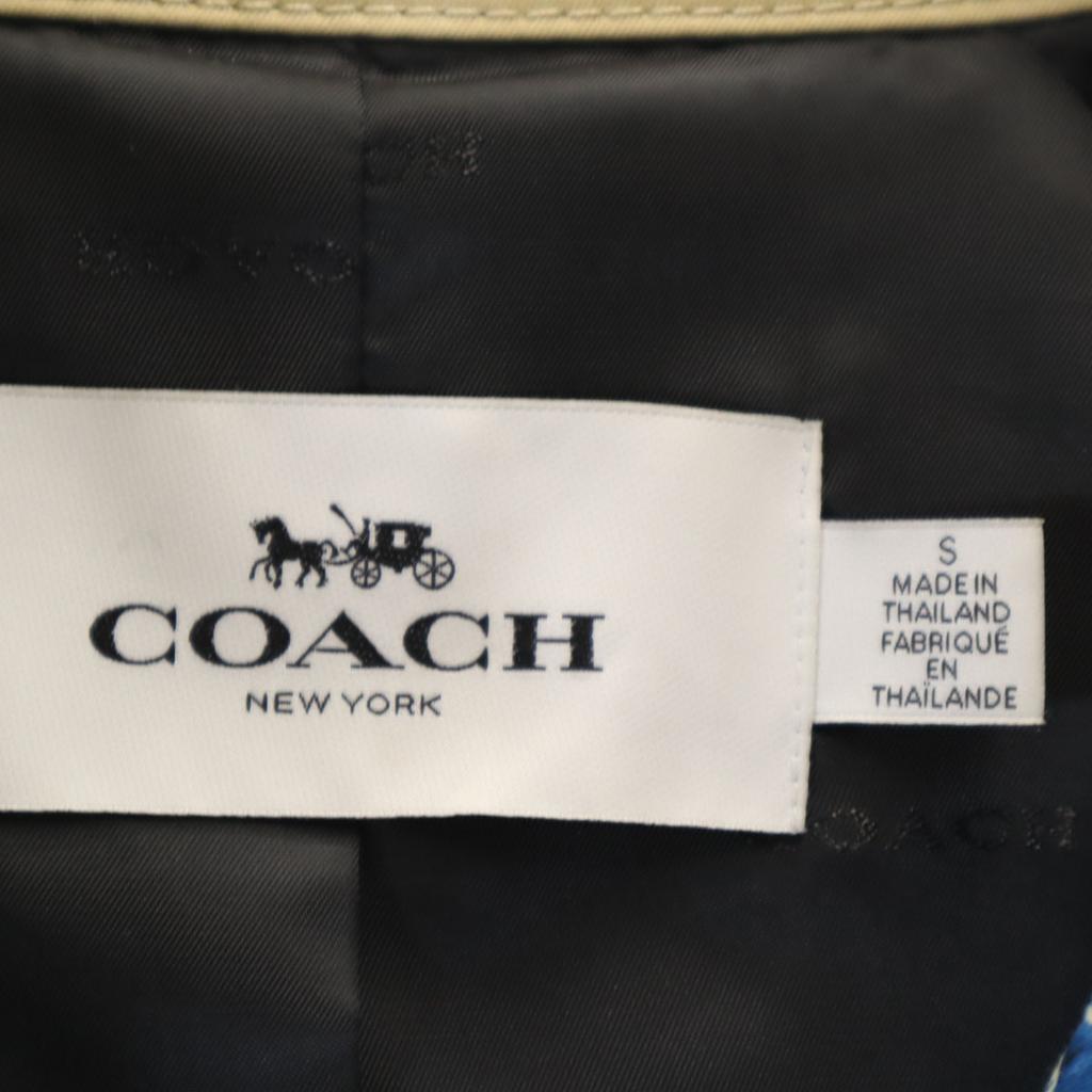 Coach Trench Coat S Beige Women Used
