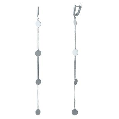 Silver Earrings Without Stones (1999448)