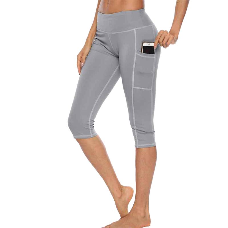 workout capri pants with pockets