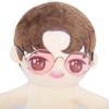 Accessories for 1/31/4 BJD Glasses Clothes For 15~20cm Dolls Cute Round Frame Plush Doll Eyeglasses