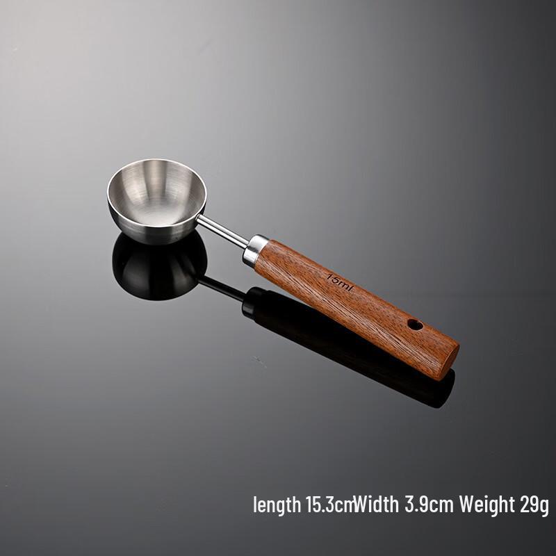 

Qianxing 304 Stainless Steel Acacia Wood Measuring Spoon
