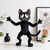 99 Nächte im Wald Schwarze Katze Plüschtier Dekoration Lustige Schwarze Katze Stoffpuppe Sammelobjekt Halloween Geburtstagsfeier Geschenk