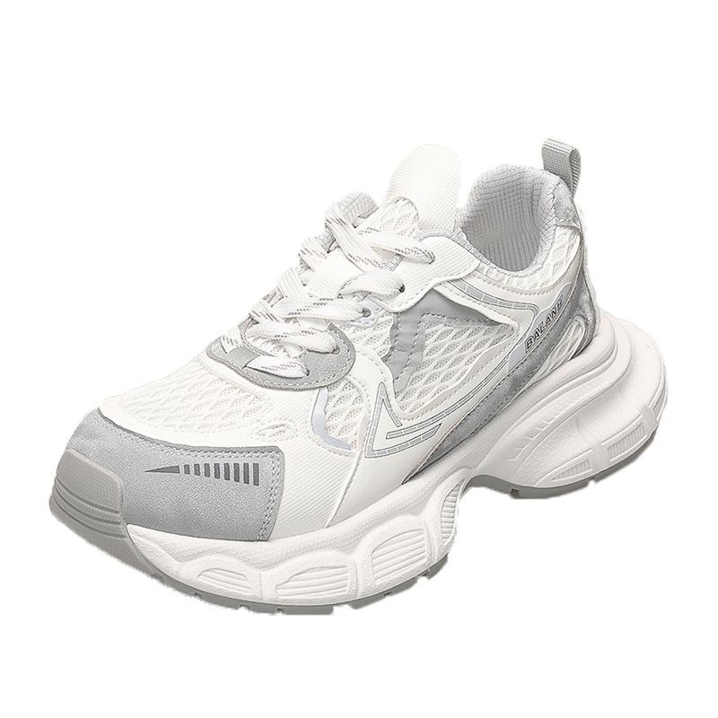 Women's new spring and summer mesh casual running sneakers versatile thick-soled breathable shoes ins tide