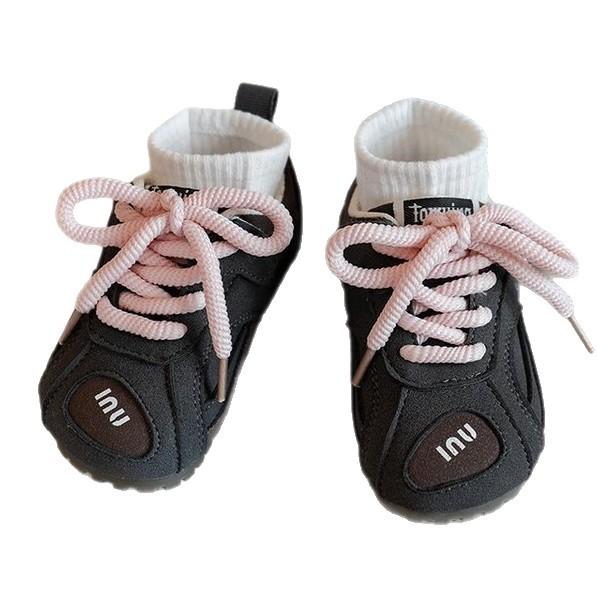 Children's Ugly Cute Sneakers 2025 Spring and Autumn New Boys Soft-soled Single Shoes Girls German Training Shoes Baby Forrest Gump Shoes Tide