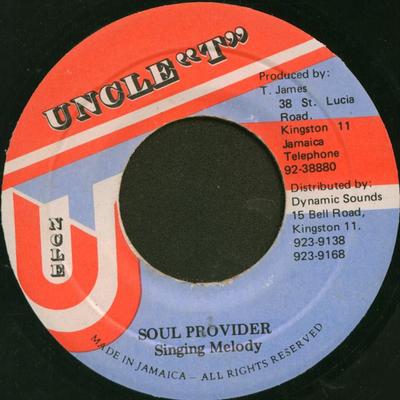 7inch Record SINGING MELODY - Soul Provider NONE Uncle T Jamaica Reggae, Ska & Dub Used