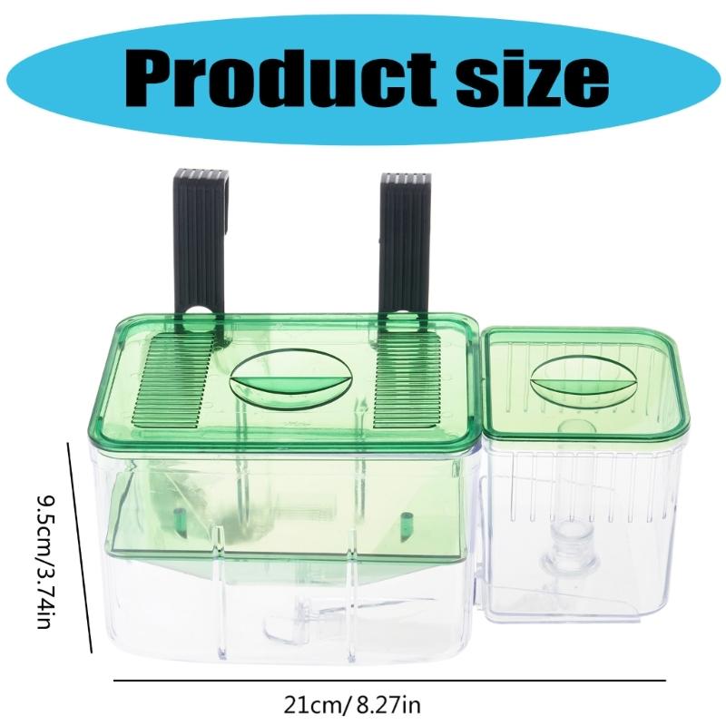 Aquarium Breeder Box for FishTanks Breeding Incubator Small Fish Hatchery Fish Spawning Box Separation Tanks