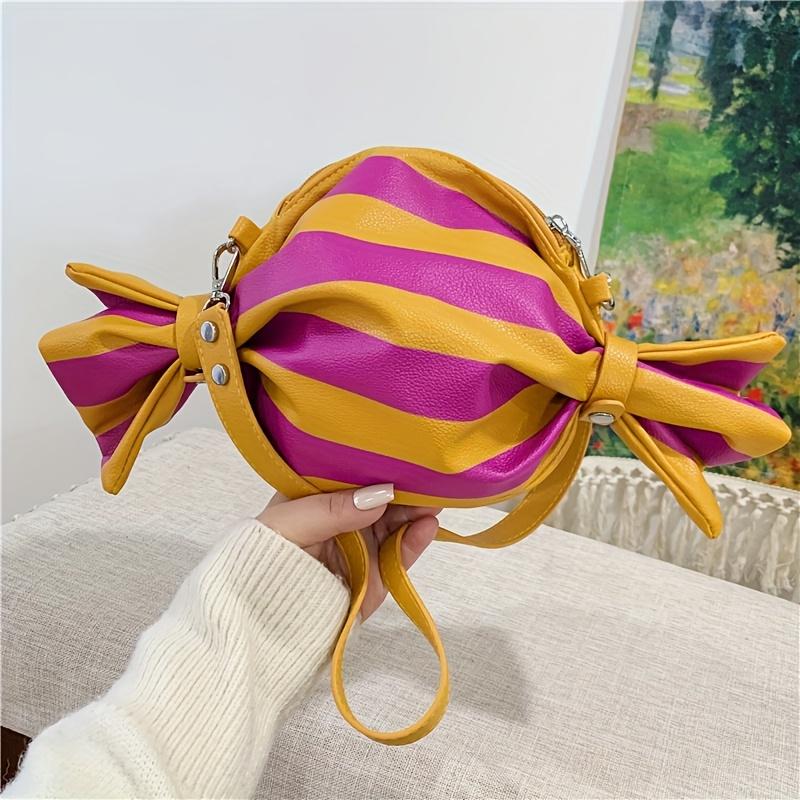 Sac à bandoulière pour femme Sac à bandoulière forme bonbon drôle