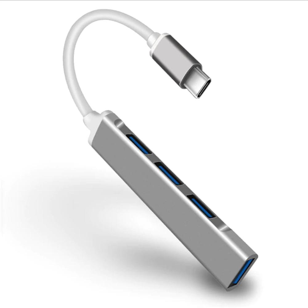 Hub przejściówka usb-c 3.1 do 3 x usb 2.0 1x usb 3.0 4 porty do laptopa