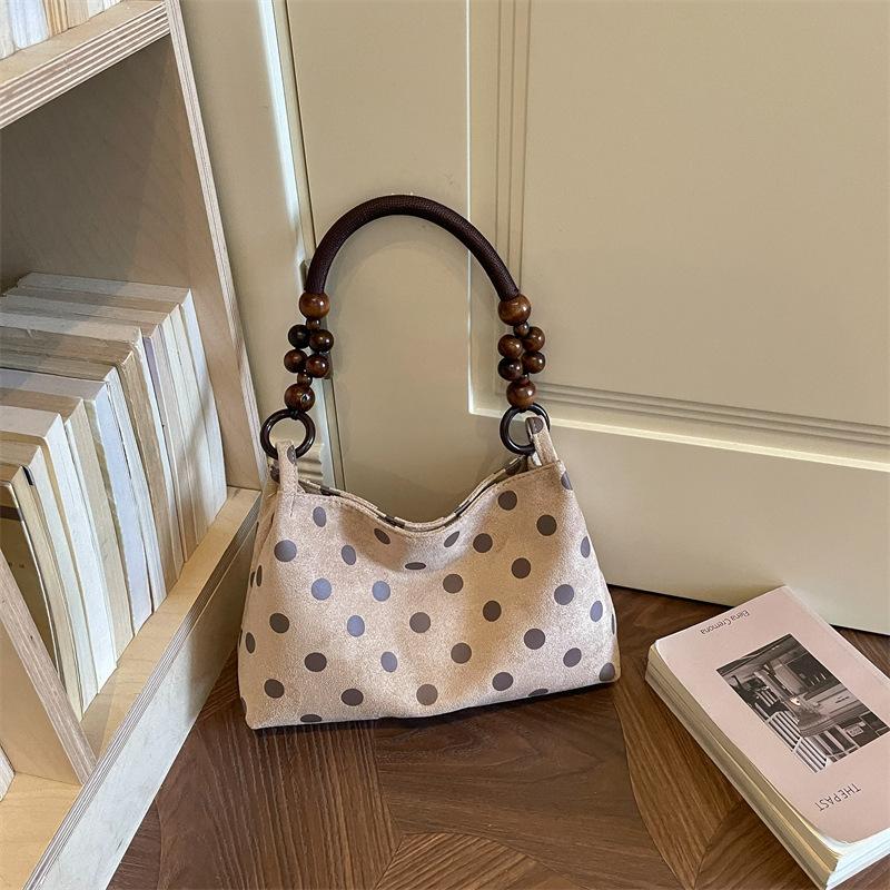 Underarm Bag - Simple Polka Dot Business Bag - Single Shoulder Bag