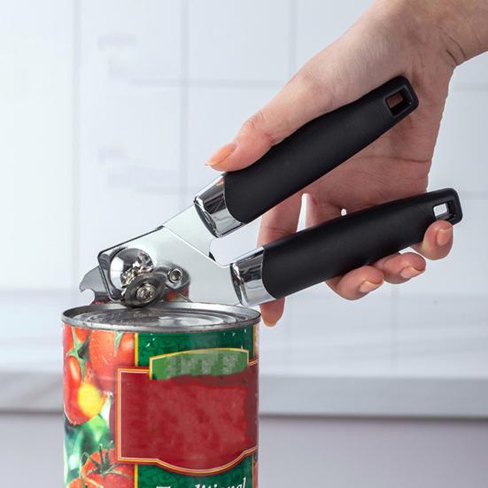 Otvírák na konzervy, úsporný proces galvanického pokovování 3 v 1, ruční protiskluzový nástroj na otevírání lahví s medvědem, kuchyňský gadget