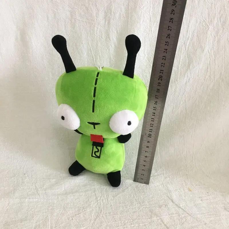 Új Alien Invader Zim 3D Szemek Robot Lány Hátizsák Plüss Hátizsák Puha Rajzfilm Zöld Táska Cosplay Jelmez Rajongók Születésnapi Ajándékok green