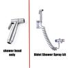 Kit de ducha manual para bidê e chuveiro, válvula de cobre Shatta, suporte para torneira e pulverizador de bidê e mangueira
