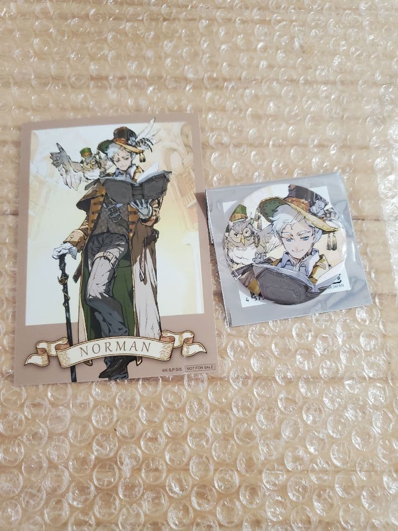 [USED] The Promised Neverland 10th Anniversary Can Badge Norman 10th Bonus Bromide