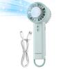 3in1 Cooling Fan Neck Hanging/handheld/desktop USB Rechargeable Electric Fans Travel 3 Wind Speed Ice Compress Cooling Device