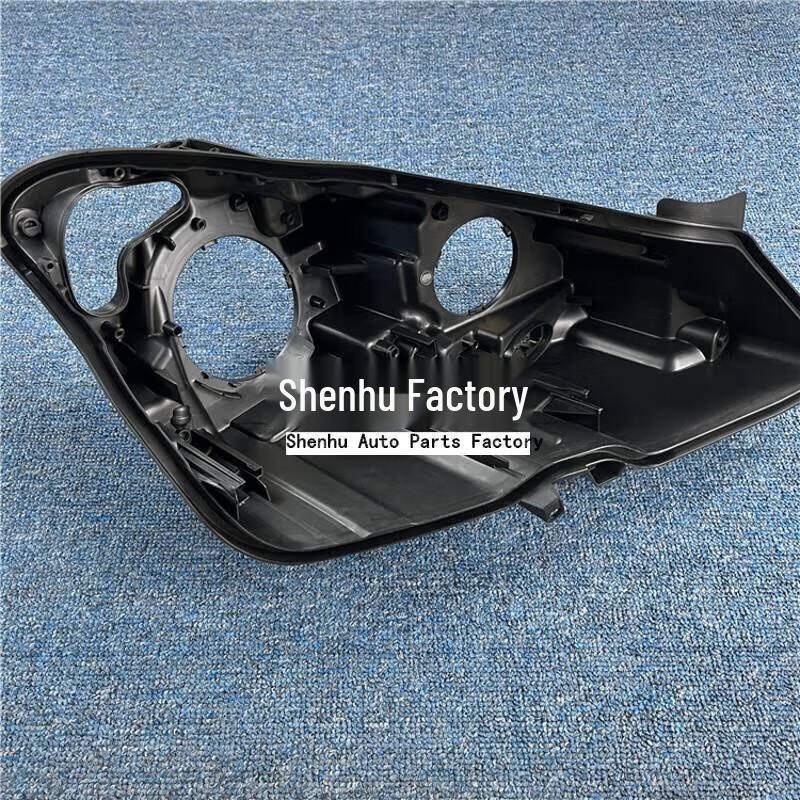 Compatible Rear Headlight Cover for 09-12 Mercedes-Benz E-Class W207 - Black Plastic Shell