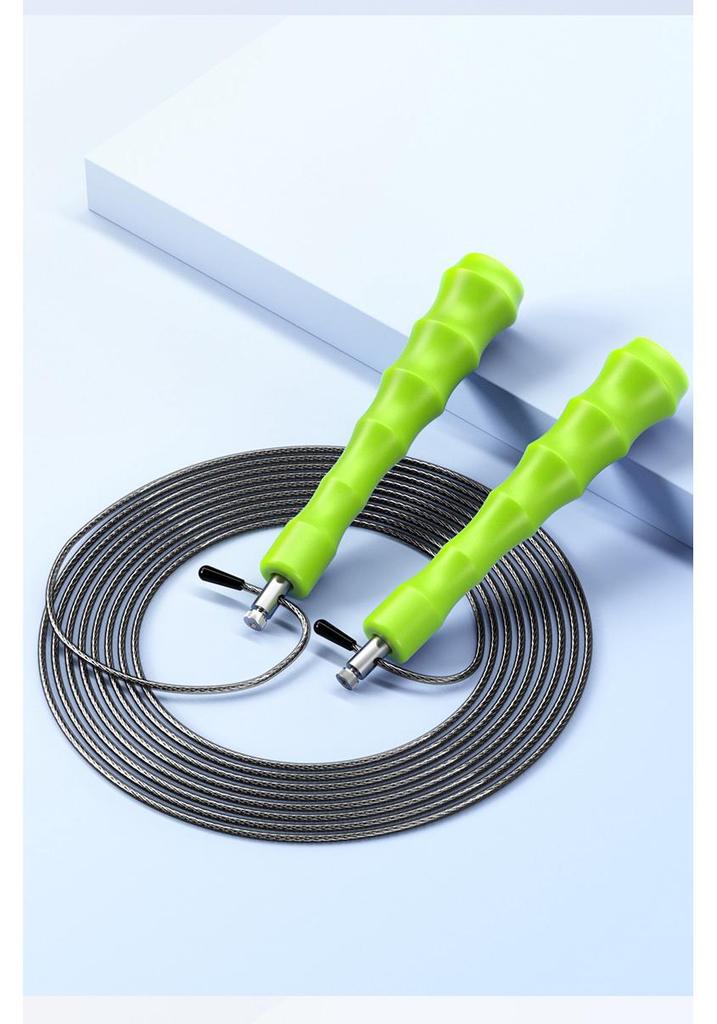 Specialized High-Speed Steel Wire Jump Rope for School Students - Professional Double-Handle, Ultra-Thin Speed Competition Rope