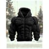 3D Printed Men's Christmas Flannel Long Sleeve Hoodie (2025 Edition)