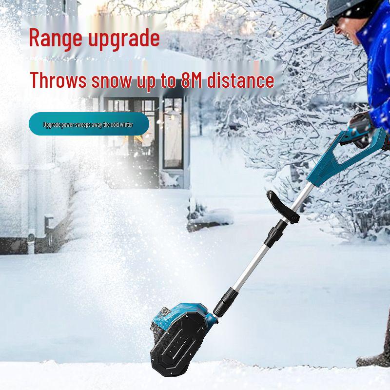 Foldable Handheld Lithium Battery Snow Sweeper - Portable Home Snow Remover
