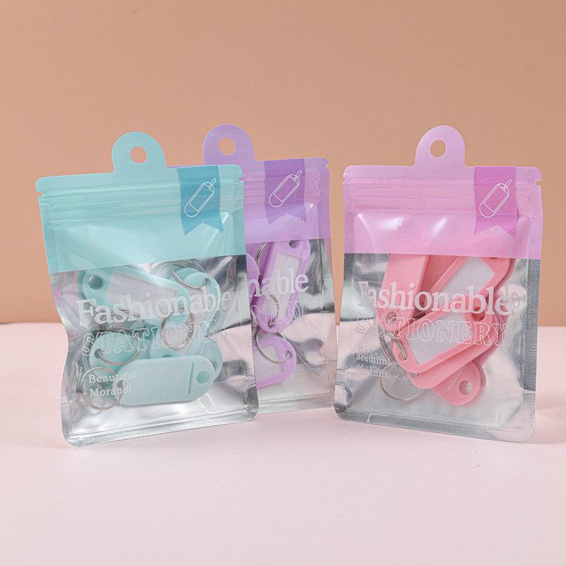 New Macaron Color Office Suit: High-Value, Labor-Saving Binding and Paper Clip Set with Long Tail Design