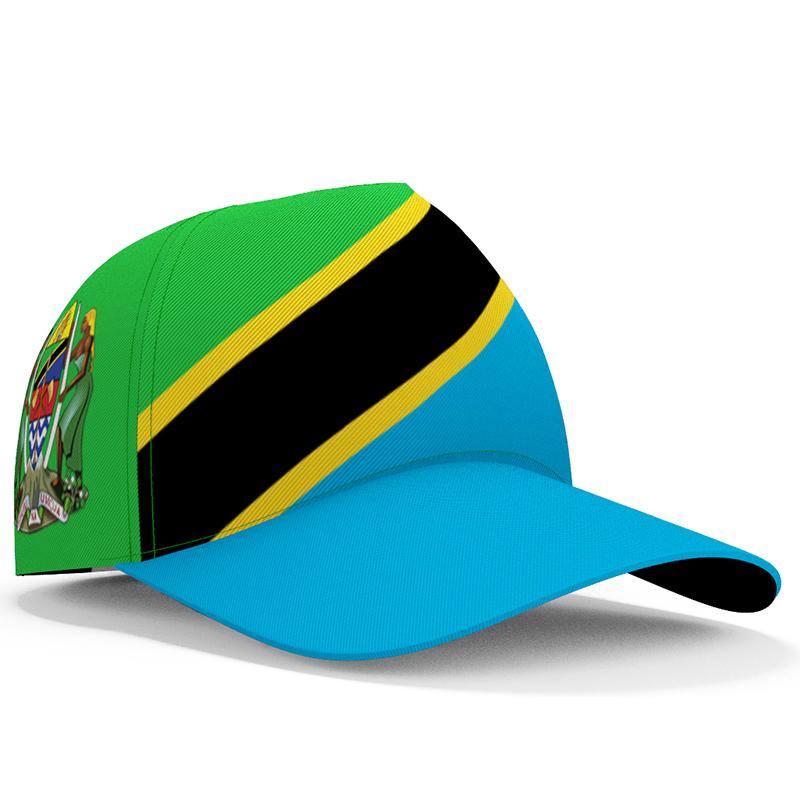 Tanzania Baseball Cap Free 3D Custom Made Name Number Team Logo Tz Hat Tza Country Travel Tanzanian Nation Swahili Flag Headgear