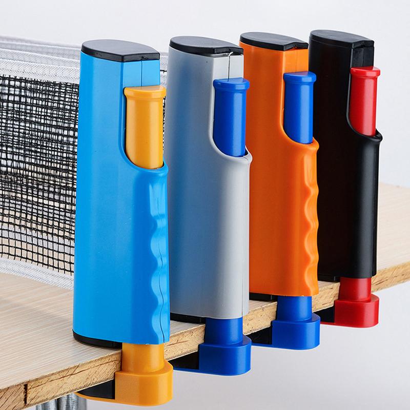 Tragbare Tischtennisnetz-Abdeckungslehre, einziehbares Tischtennis-Set, Catcher-Racks, einstellbare Werkzeuge, Outdoor, Heimsport, Clip auf