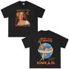Karol G Viajando Por El Mundo Tropitour 2026 Graphics T-shirt Men Women Fashion Top Short-sleeved Cotton Casual Loose T-shirts